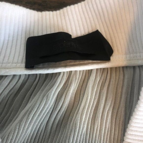 🤍 SUPERFINE Sheer White Ruffled Bomber Jacket - Picture 12 of 14